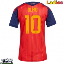 Spain Dani Olmo #10 Replica Home Shirt Ladies World Cup 2026 Short Sleeve